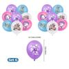 D-Demon H-Hunters Disposable Party Cutlery Set Banner, Balloons, Cake Topper, Swirls Daughter's Birthday Gifts Party Decorations