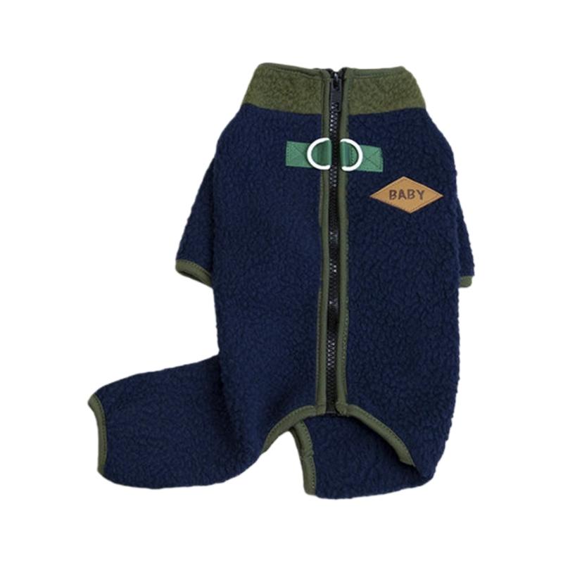 Fleece Dog Coat With Leash Attachment For Small Breeds Winter Warmth Soft Insulated Apparel For Chihuahuas Corgis