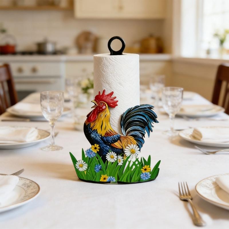 Themed Metal Poultry Tissue Box Case Great Present For Openhouses instances