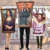 2023 Halloween Mona Lisa Party Costume Fun And Playful Wall Painting Outfit For Cosplay