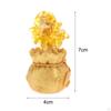 Money Bag Tree Figurine Resin Fortune for Cabinet Bedroom Entrance