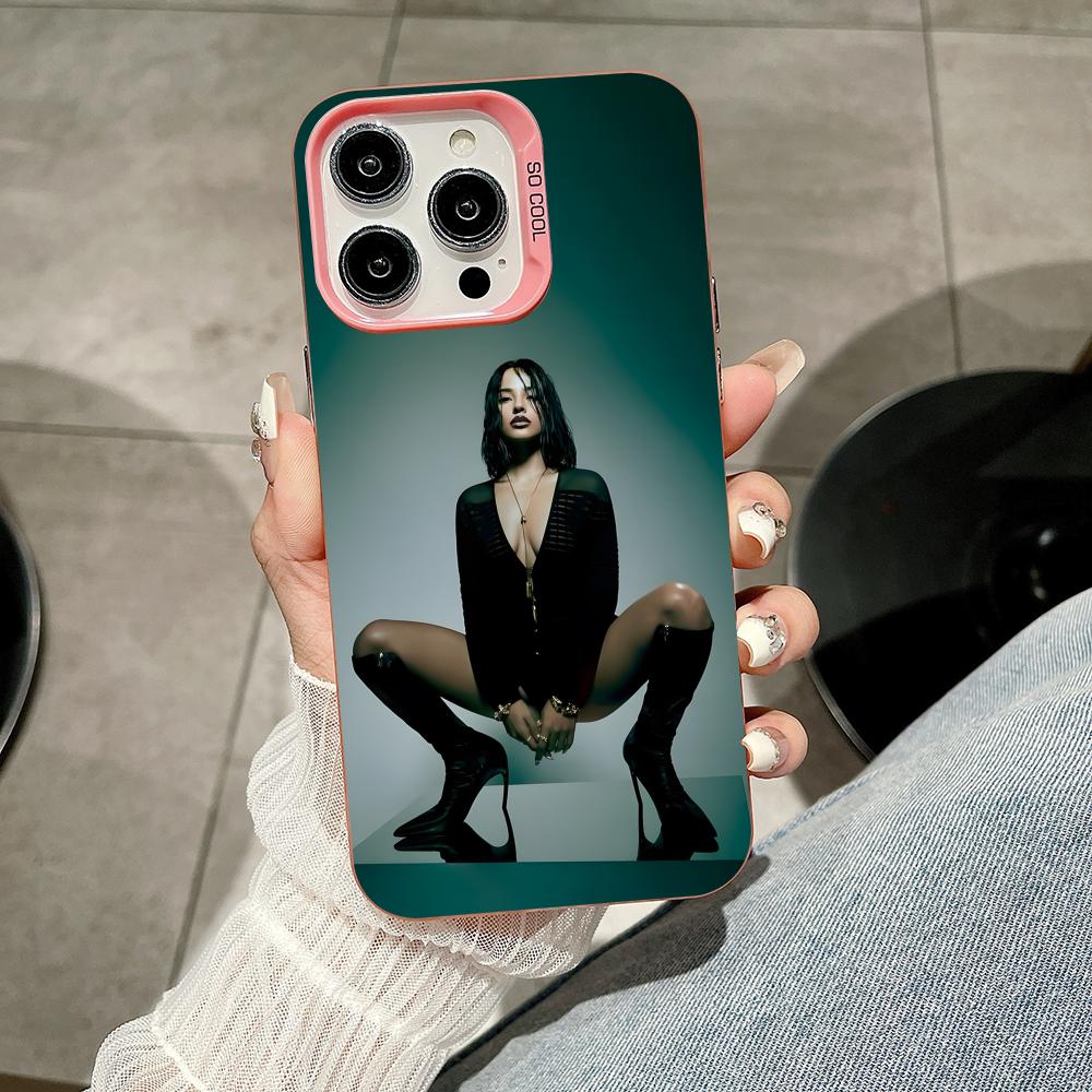 Fashion Becky G Pink Translucent Mobile Phone Case for iPhone 17 16 15 14 13 12 11 X XR XS Air Pro Max Plus Colorful Cover