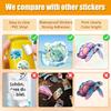10/50pcs Colorful Cute Sea Turtle Stickers Turtle Marine Animal Graffiti Stickers for DIY Luggage Laptop Skateboard Motorcycle Bicycle Stickers