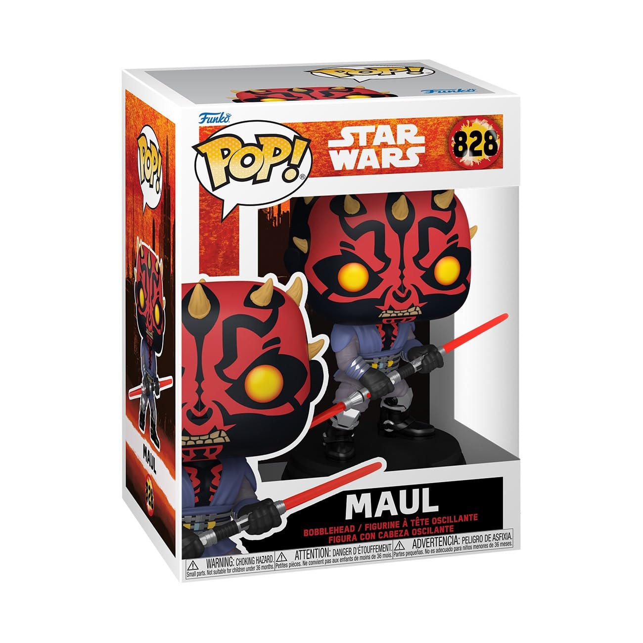 Funko Lord STAR LORD Darth Maul Pop! Maul/Shadow WARS MAUL/SHADOW белый