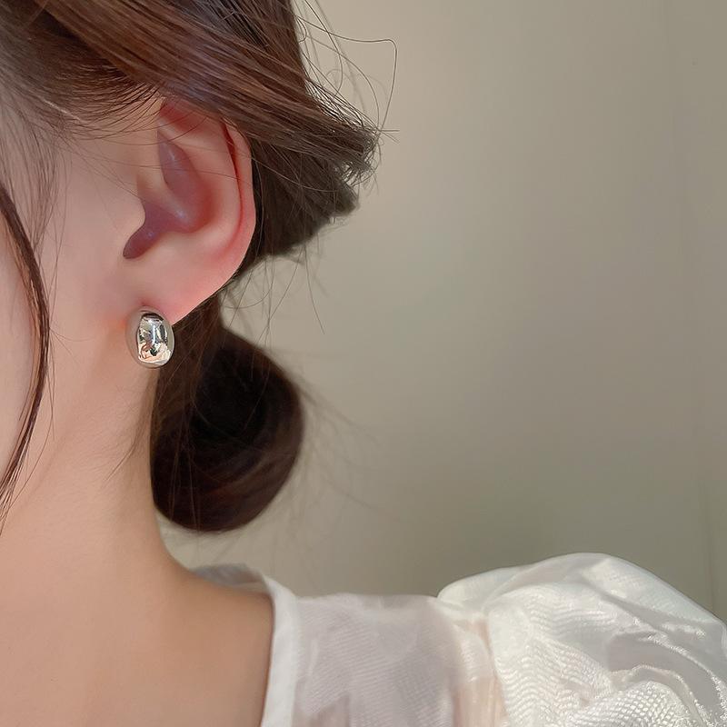 Gold Plating Beanie Stud Earrings Female Wedding Party Jewelry Accessories For Women Gifts