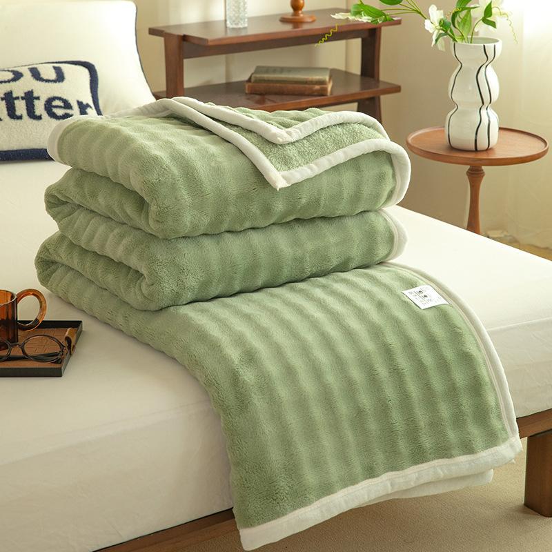 Soft Fleece Throw Blanket For Couch Office Gift 3D Bubble Decorative Cozy Fuzzy Flannel Blanket Lightweight Warm Plush Blanket 100x150cm 1pcs