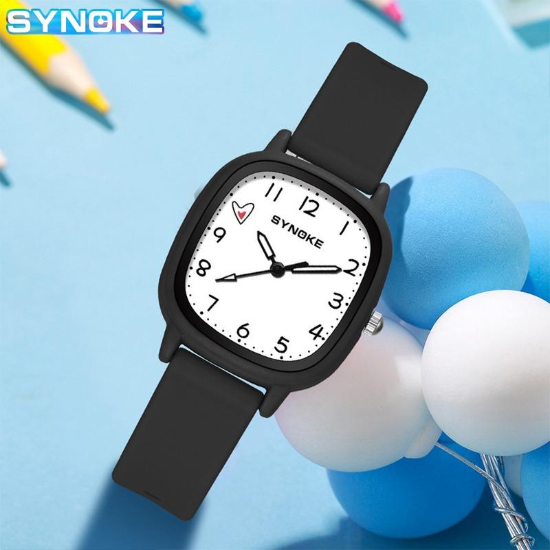 Top Brand New Student Quartz Watch Men's and Women's Fashion Trendy Silicone Wristwatch Retro Simple Style Wristwatch