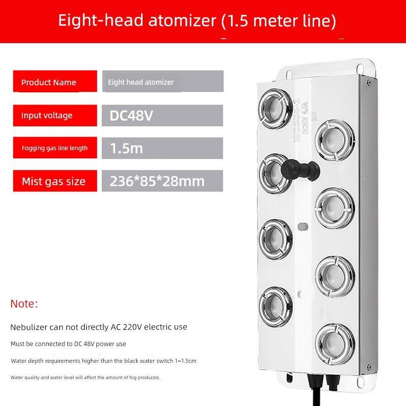 Ultrasonic Atomization Plate Four-Head Six-Head Eight-Head Twelve-Head Pool Sprayer Mist Maker Landscape Rockery Fish Pond
