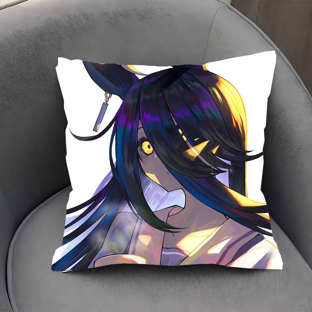 Manhattan Cafe Uma Mmusume Anime Pillow Case Fashion Square Pillowcase Bedroom Sofa Room Ins Decoration Leisure