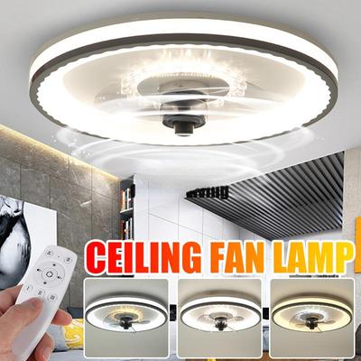 Stmívatelný 72W LED stropní ventilátor Světlo Dálkové ovládání Ventilátor s osvětlením Nastavitelná rychlost větru LED Lampa vzduchu