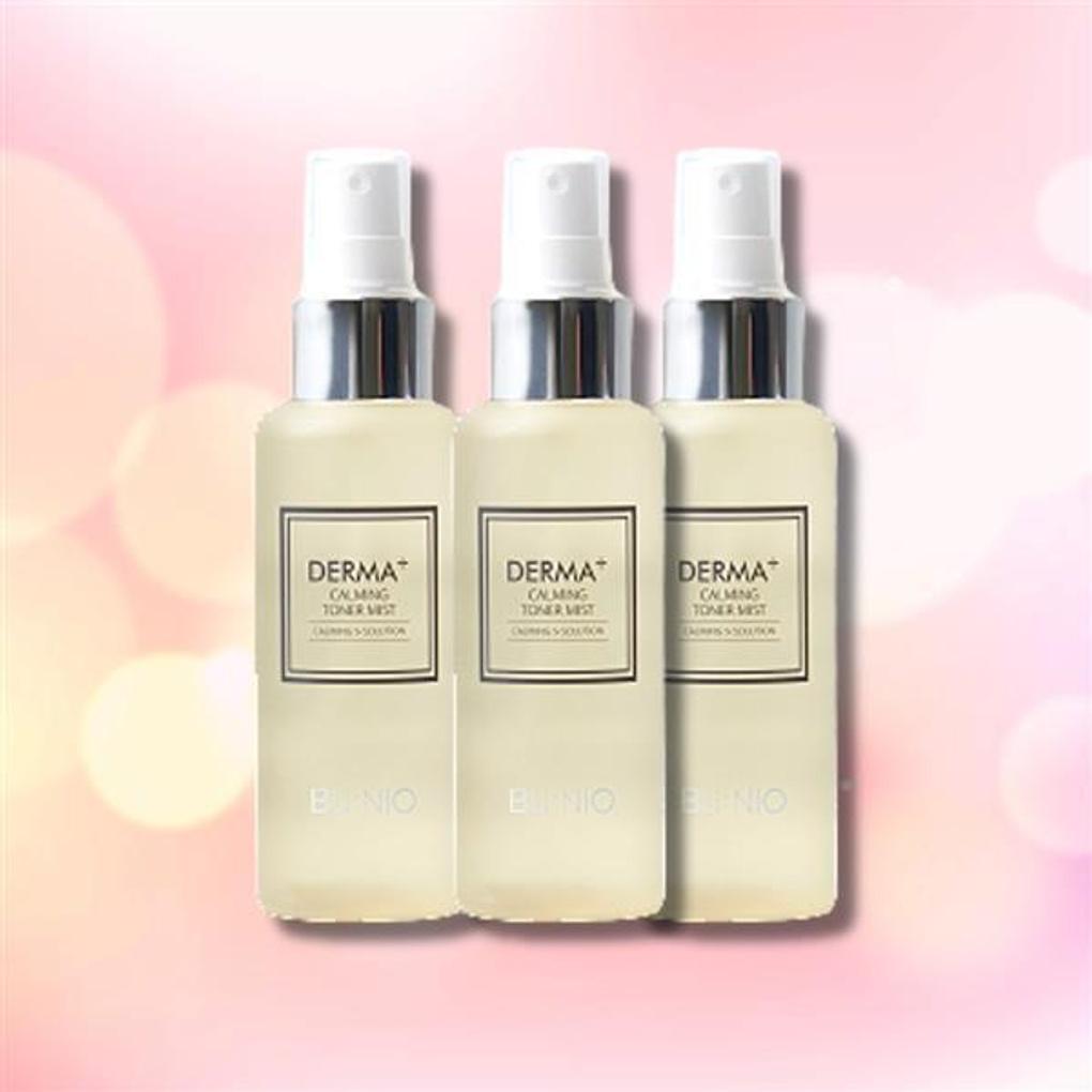 

3-pack bunio Derma Plus Calming Toner Mist 100ml Ultra-soothing Dual Function