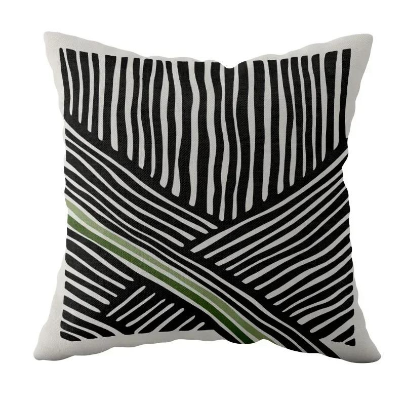 Home Decor Geometric & Floral Patterned Decorative Cushions Pattern Cushion Cover Suitable for Sofa Bedroom Car Pillow Cover