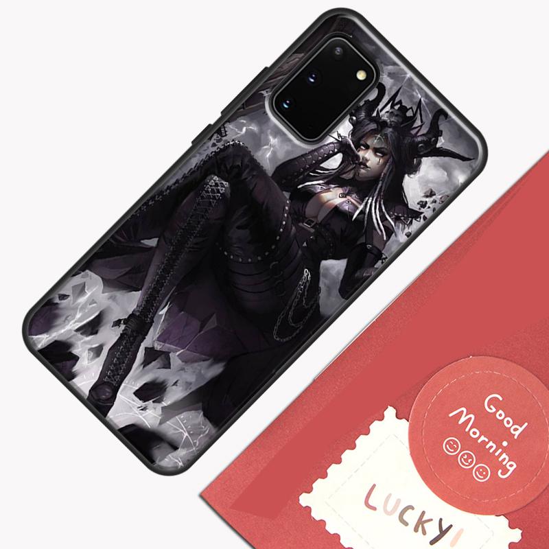 Mondhexe Horror Handyhülle Für Samsung Galaxy S25 S26 Ultra S20 S21 S22 S23 S24 Plus S9 S10 S25 FE Abdeckung Schale