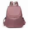 Schoolbag Oxford cloth backpack women's 1011 new trendy fashion solid color pu large capacity student schoolbag travel small backpack women
