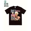 Men's EastEnders Pat Butcher Tribute T-Shirt - 100% Cotton 230gsm Heavyweight Black Graphic Tee with Iconic Soap Character Print, Loose Fit Round