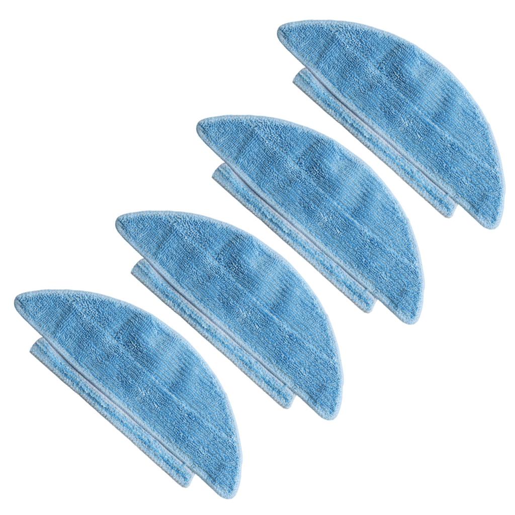 Easily Clean Your Floors with These 4 Pack Mop Cloths Designed for the For Lubluelu For SL60 Plus Robot Vacuum Cleaner