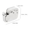 Invisible Furniture Lock Cabinet for Touch for Latch Mute Safety Pop-up Push To Open Catch Lock for Cupboard Wardrobe
