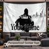 Wall Hanging Tapestry Custom NameKendrick Lamar Pattern Personalized Printed Fabric Wall Decor