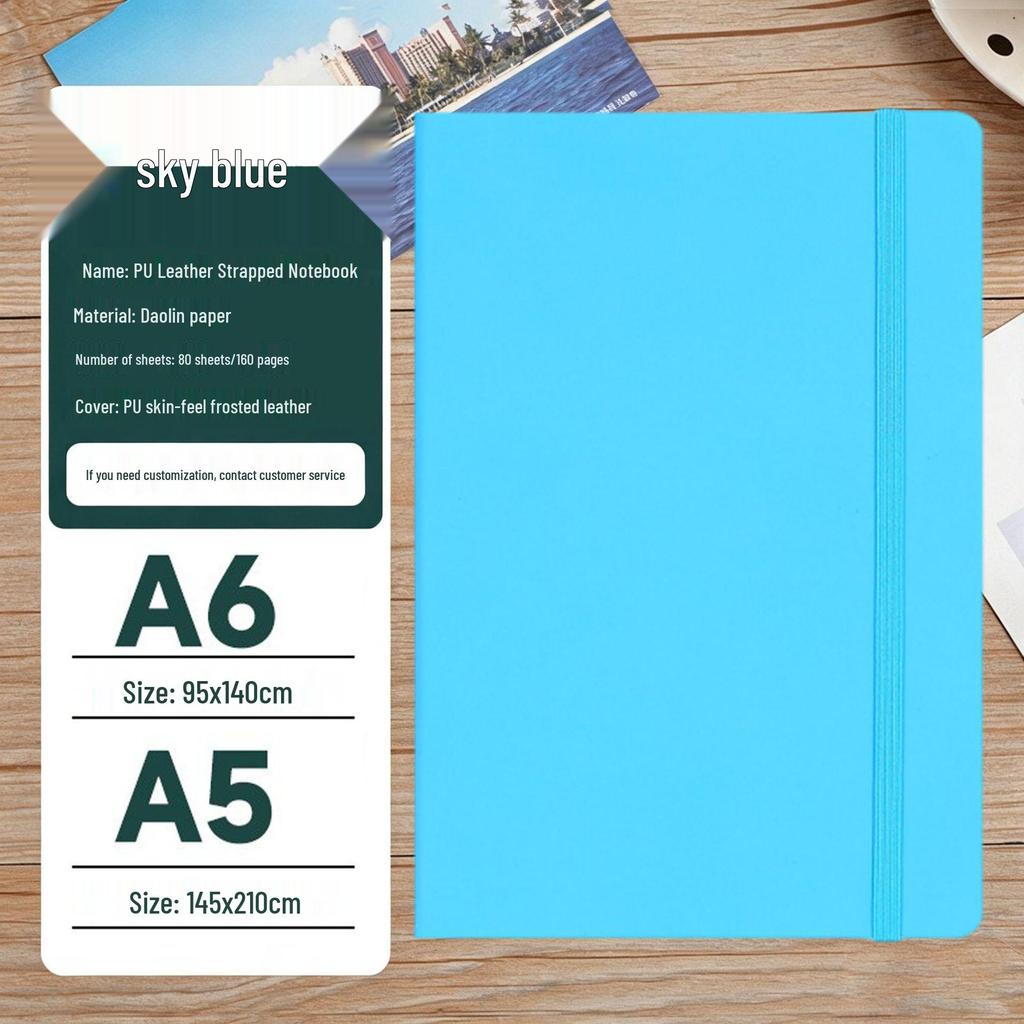 Custom A5/B6 Bullet Journal with High-Quality Design, Logo Printing Option