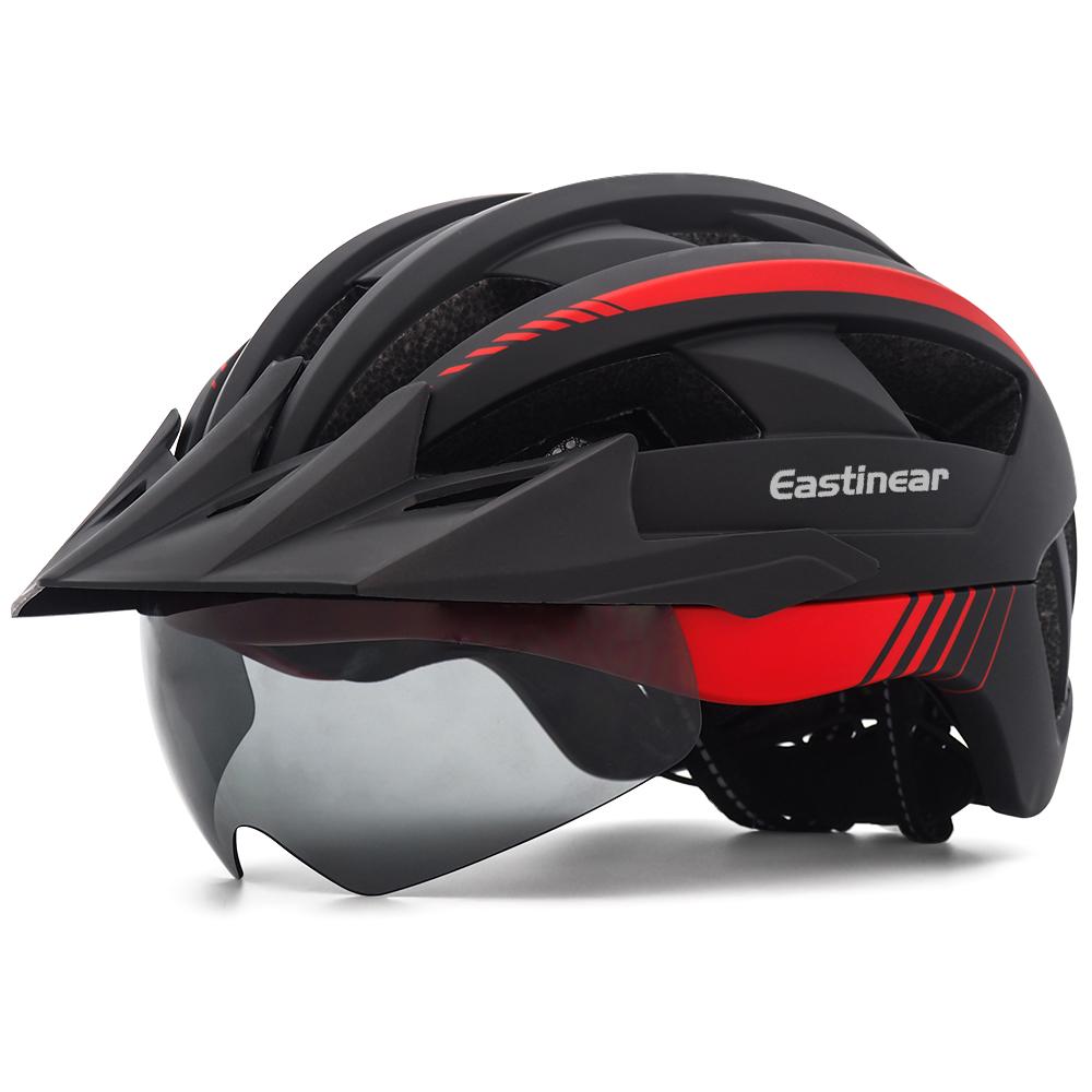 2023 Factory Hot Sale High Quality Helmet for Bike Cycling Helmet Road Bike Helmet With Visor Goggles