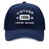 Vintage 1956 Retro Art Hip Hop Hat Fashion Outdoor Sports Sandwich Baseball Cap