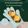 ZISIZ Thickened Silicone Heat-Resistant Kitchen Glove