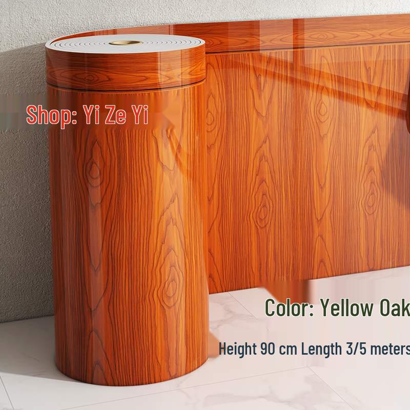 Thick Self-Adhesive Waterproof Skirting Board Wallpaper: Moisture-Proof, Anti-Collision Wall Protection & Decoration