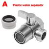 Faucet Adapter One In Two Out Zinc Alloy Diversion Valve Faucet External Three-Way Water Divider Washbasin Showerhead Accessorie