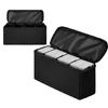 Folding Card Deck Case Organizers Gathering Card Toy Container Trading Card Storage Bag Card Storage Case with 3 Dividers