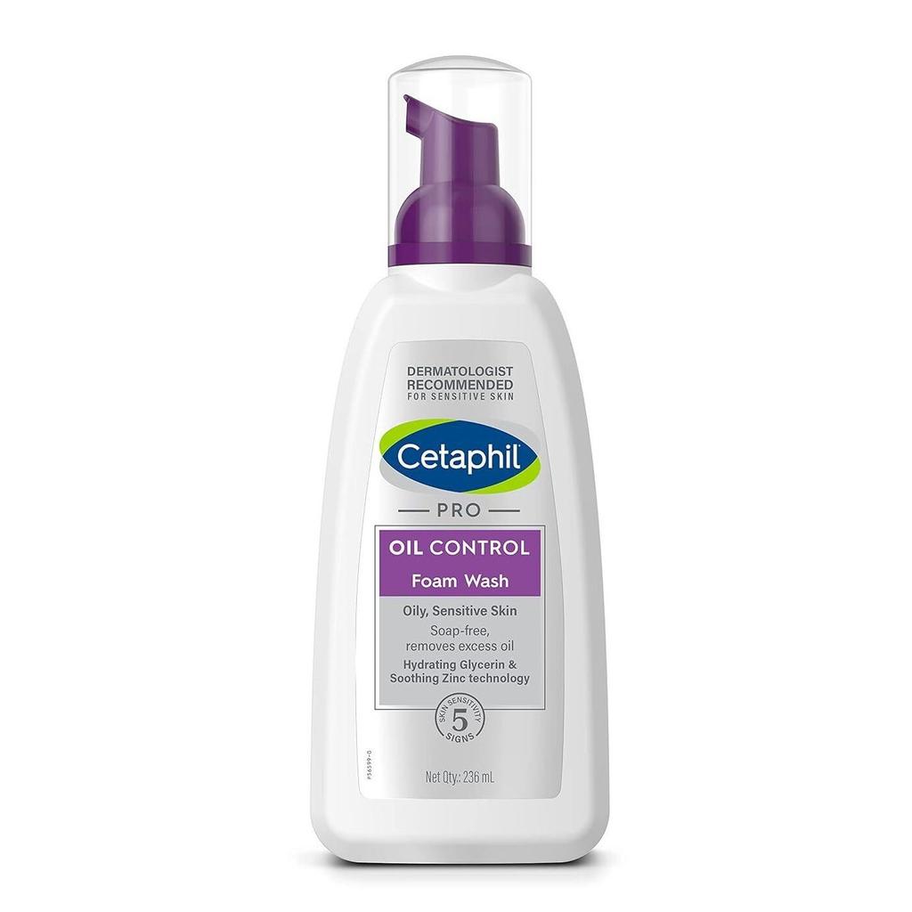 Cetaphil PRO Oil Control Foam Face Wash for Oily Sensitive Skin, 236ml