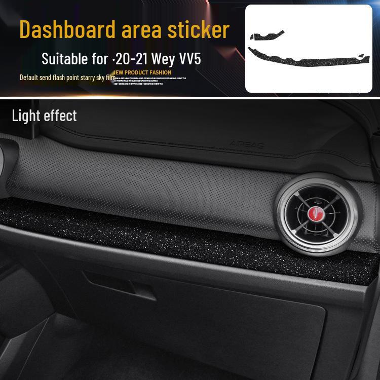 Starry Sky Glitter Film for WEY VV5/VV6/VV7S Interior Decoration