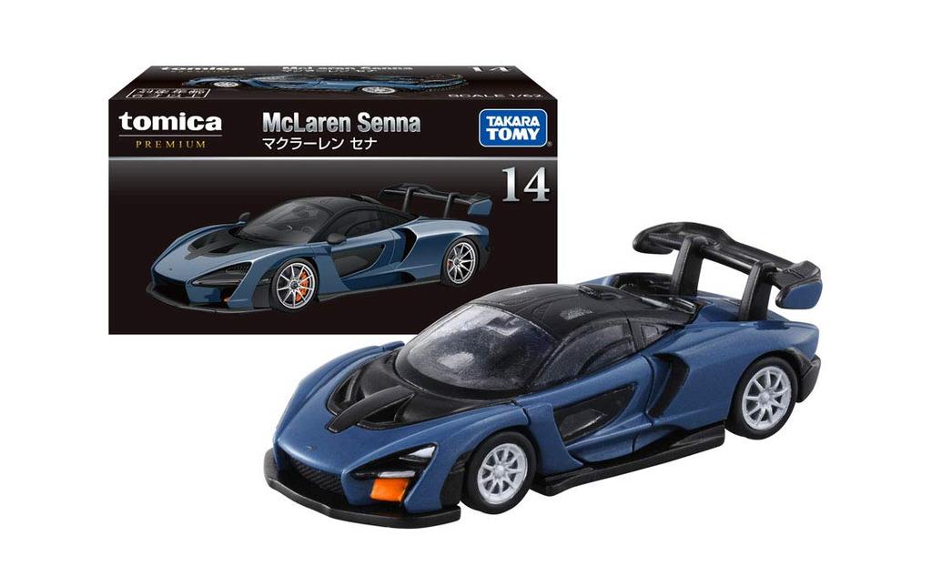 Mini jucărie Takara Tomy Tomica Premium 14 McLaren Senna, cu vârsta peste 6 ani