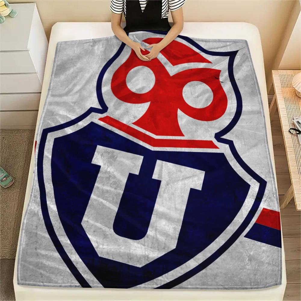 Universidad de Chile Football Club Print Flannel Blanket, High quality Comfortable for All Seasons, Home Decor, Warmth and Comfort