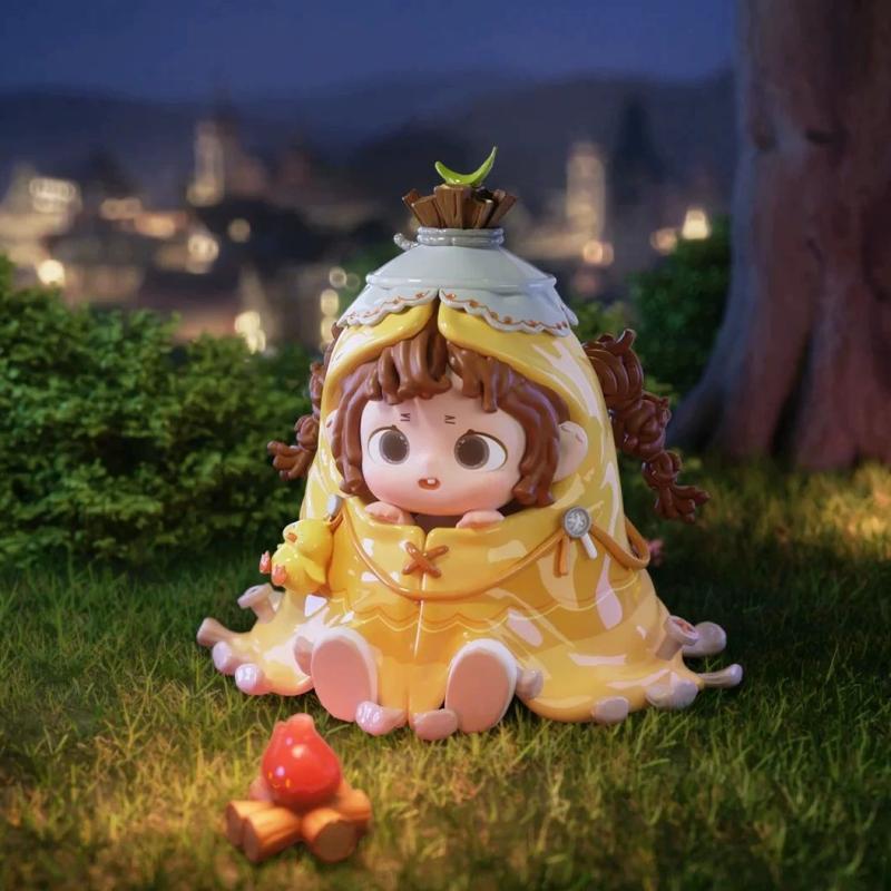 Dostępne i Autentyczne Fufu "Miasto Zmierzchowego Blasku" 3. Generacja - Figurka Trendy z Niespodzianką Urocza Dziewczynka z Kręconymi Włoskami Prezent i Dekoracja