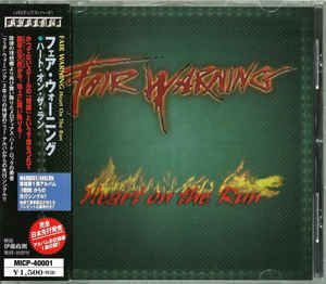 

CD FAIR WARNING - Heart On The Run MICP40001 Avalon 2001 Япония ОбиРок Б/у