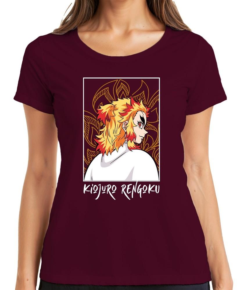 Kyojuro Rengoku Demon Slayer Flame Hashira Anime Gift Samurai Unisexs TShirt