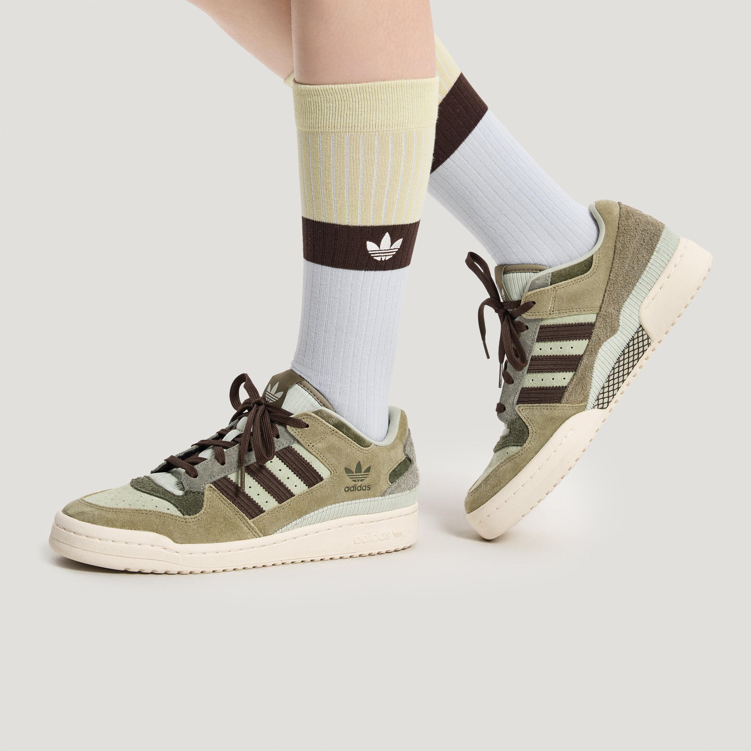 Adidas Originals FORUM Low top Skateboard Shoes Unisex Halo Green 40