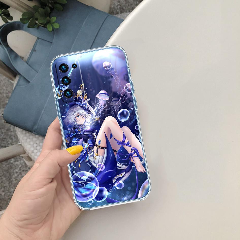 LO48 Genshin Impact Furina Aether Case for LG K22 K30 K40 K40S K41 K42 K50 K50S K51 K51S K52 K61 K62 K71 K92 Q60 Q61 V40 V50 V60