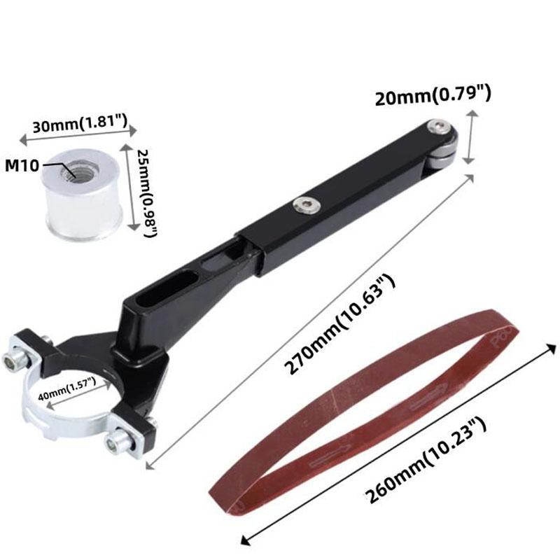 Winkelschleifer zu Bandschleifer Konverter - Schleifband-Adapter-Set - M10 Winkelschleifer Bandschleifer Adapter für 100/115/125