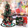 Christmas Gift Electric Train Toy, Christmas Tree Atmosphere Scene Decoration Which Can Be Suspended Halloween, Christmas Gift