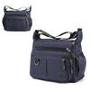 Oxfords Toted Bag for Men Shoulder Crossbody Handbag with Multi Pockets Zipper for Work Office Travel and Daily Use