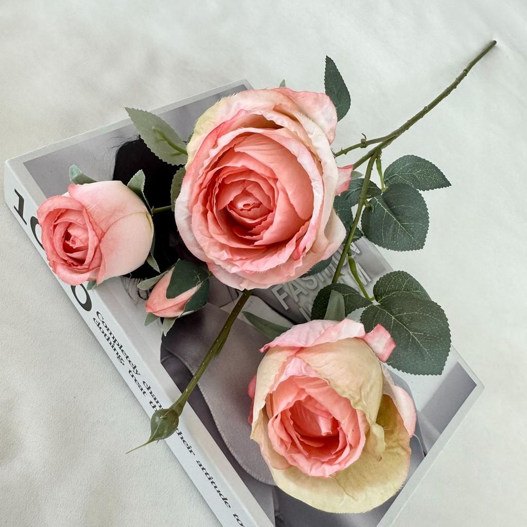 Rose Plants Simulated Wedding Hotel Restaurant Decoration Ornament Desktop