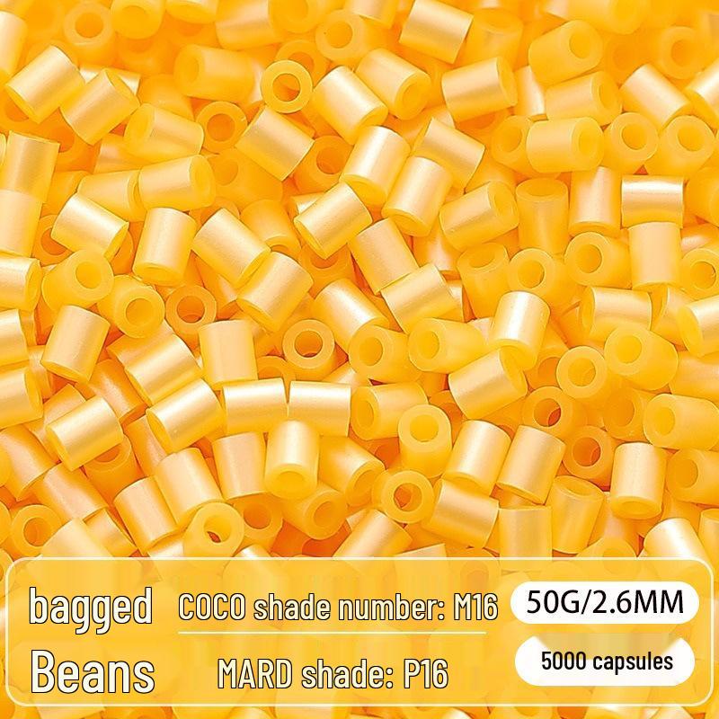 Mard Family Perler Beads P Series Pearlescent Colors 2.6mm Refill Pack - 50g Fused Beads