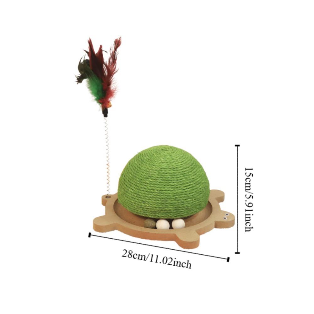 Verschleißfestes Schildkrötenform Kratzbrett Krallenschleifen Katze Krallenschleifkugeln Langeweile lindern