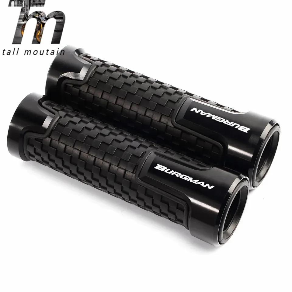 

For SUZUKI BURGMAN 650 400 125 200 AN650 AN400 AN125 AN200 Accessories Motorcycle Handle Grip Handlebar Grips cover чёрный