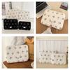 Plush Bow Strawberry Laptop Sleeve Case 13/14 Inch Notebook Bag For Macbook Air Pro Lenovo Hp 11 Inch Tablet Pouch For Ipad
