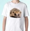 Igel weiß Kinder Jungen T-Shirt Tier T-Shirt Oberteil Design Geschenk alle Größen