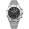 Top Brand New Fashion Men's Watch Alloy Octagon with Screw Decorative Ring Quartz Movement Amazon Explosions