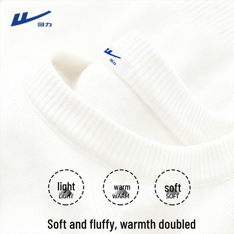 Warrior Men's Casual Knitted Round Neck Sweater