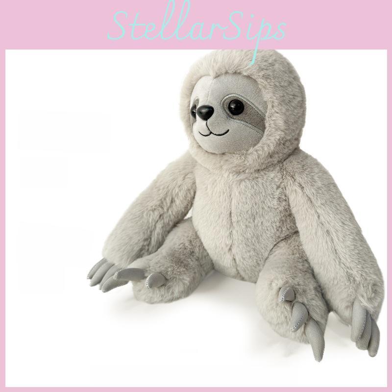 Sloth Cute Gray Plush Toy With Pp Cotton For Kids Play And Present Holiday